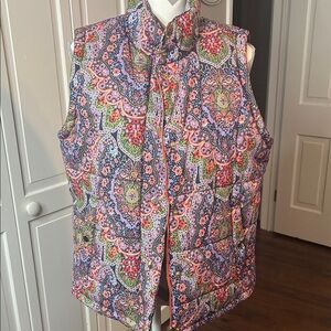 Gretchen Scott Designs Multicolor Paisley Vest